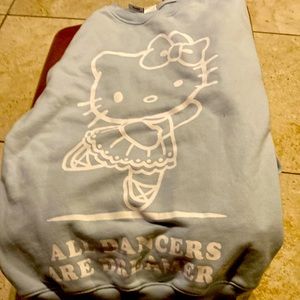 Hello Kitty Sweatshirt light Blue size 13-14